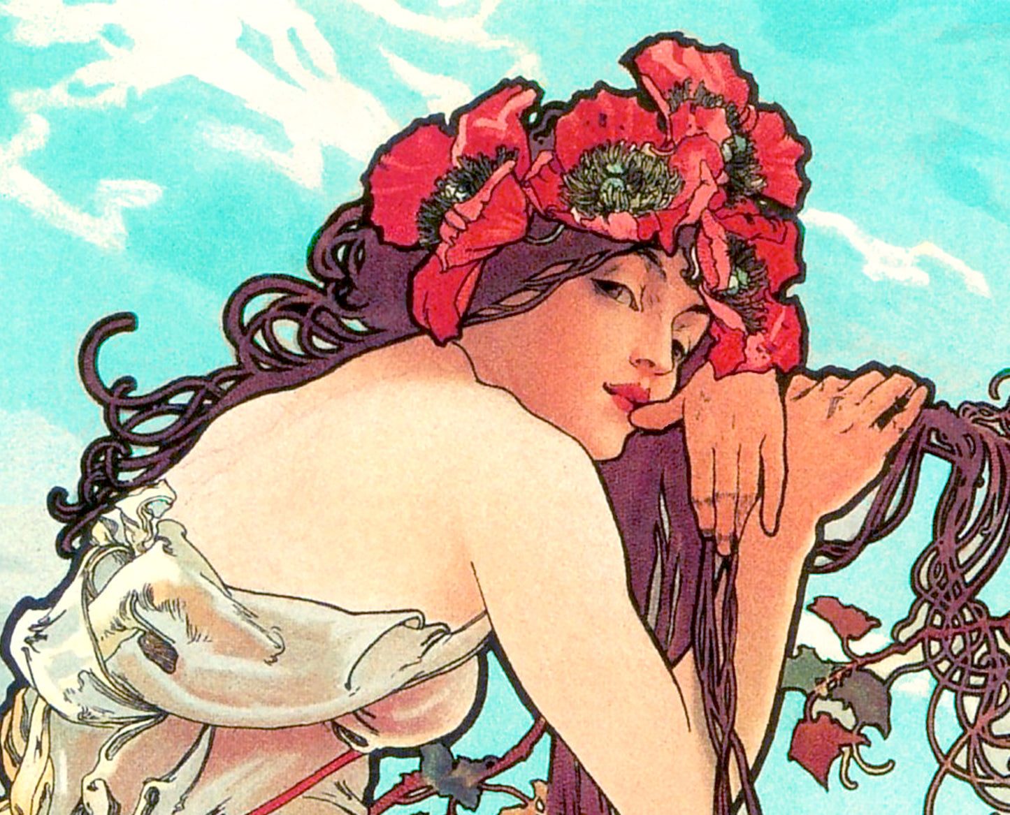 A Closer Look: Alphonse Mucha’s “Les Saisons” Lithographs