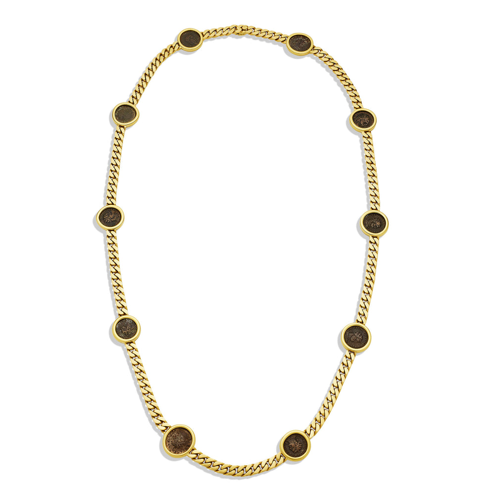 Macklowe Gallery Bulgari Monete Ancient Coin Necklace