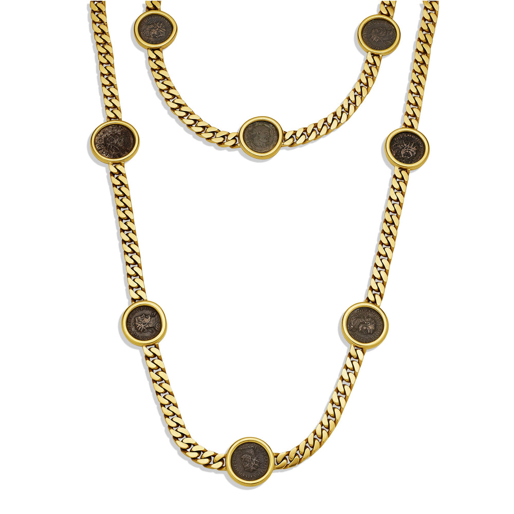 Macklowe Gallery Bulgari Monete Ancient Coin Necklace