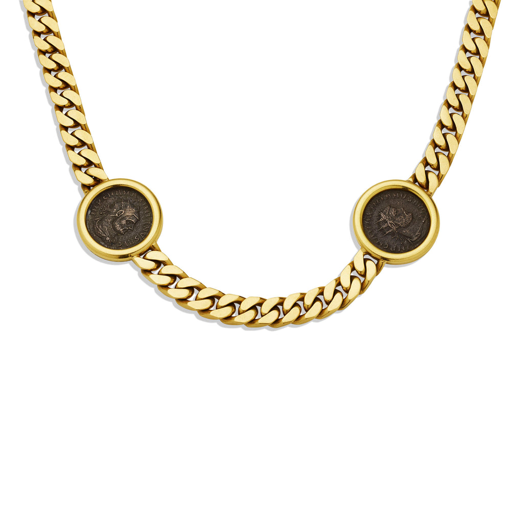 
                      
                        Macklowe Gallery Bulgari Monete Ancient Coin Necklace
                      
                    