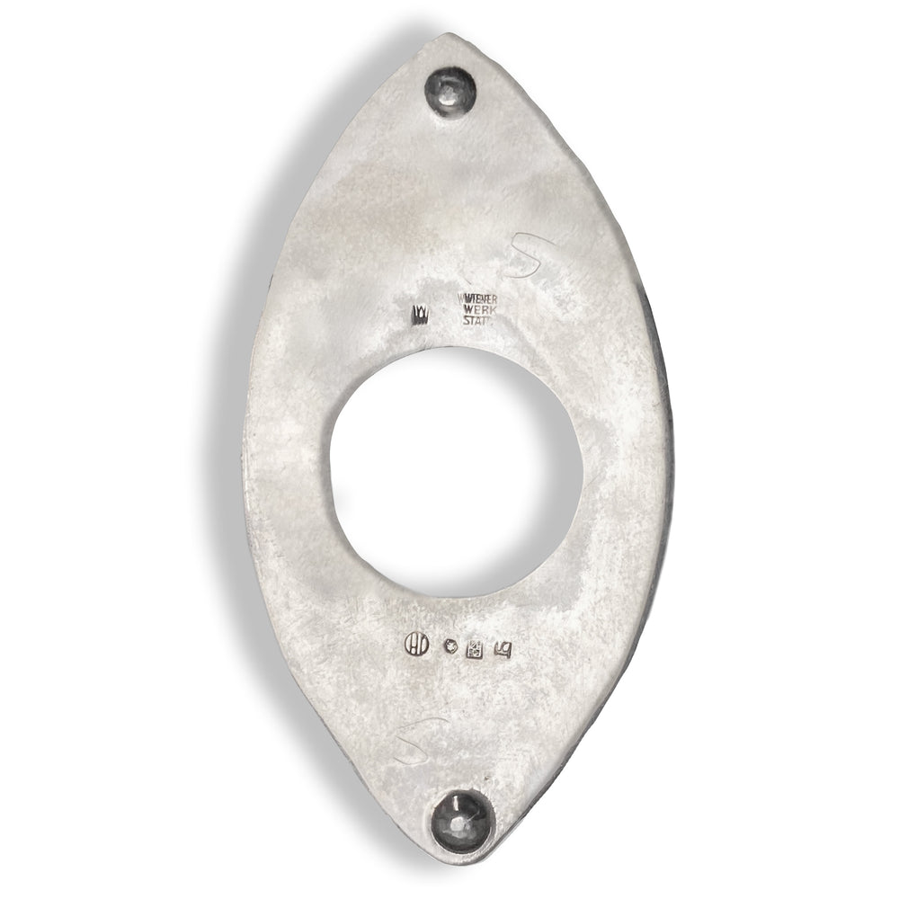 
                      
                        Macklowe Gallery Josef Hoffmann Hammered Silver Flower Basket
                      
                    