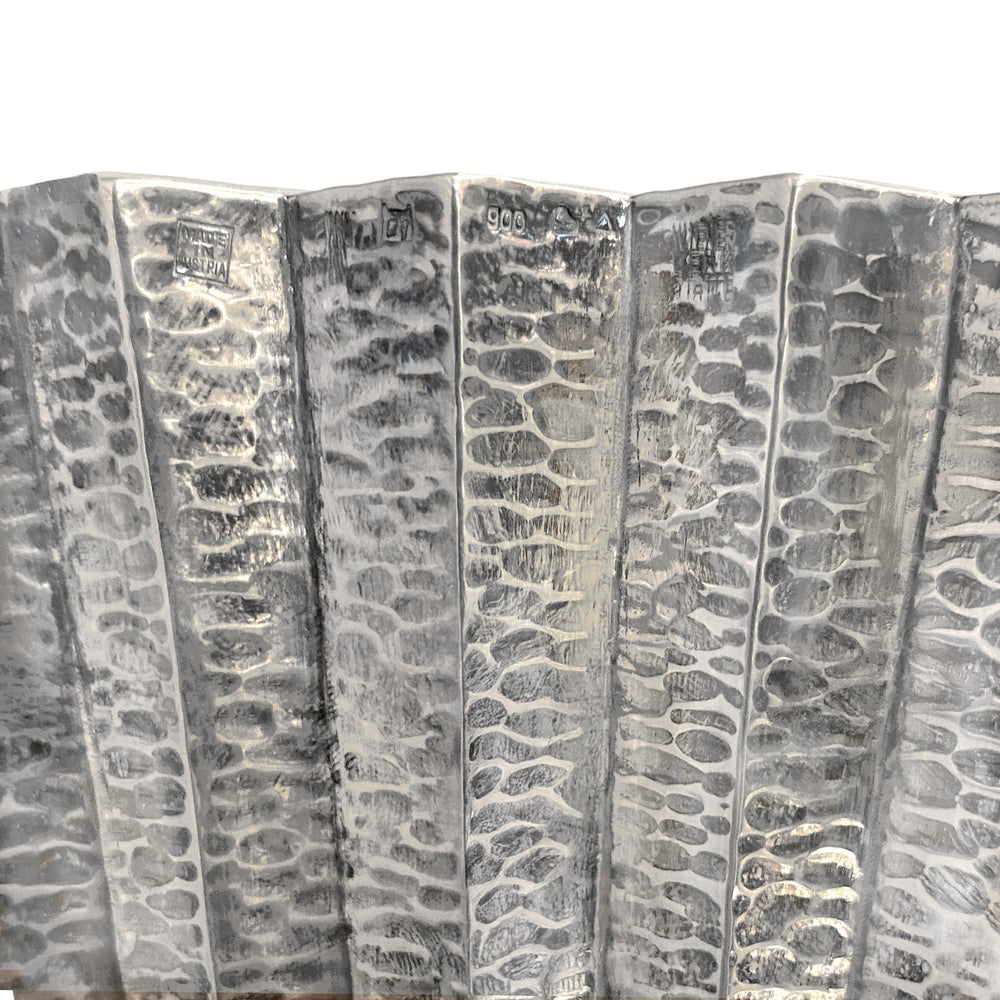 
                      
                        Macklowe Gallery Josef Hoffmann Pair of Hammered Silver Vases
                      
                    