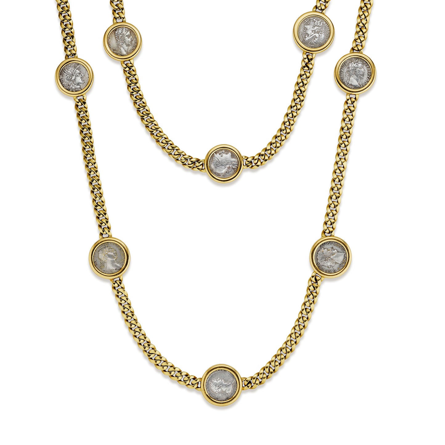 Macklowe Gallery Bulgari "Monete" Ancient Coin Necklace 