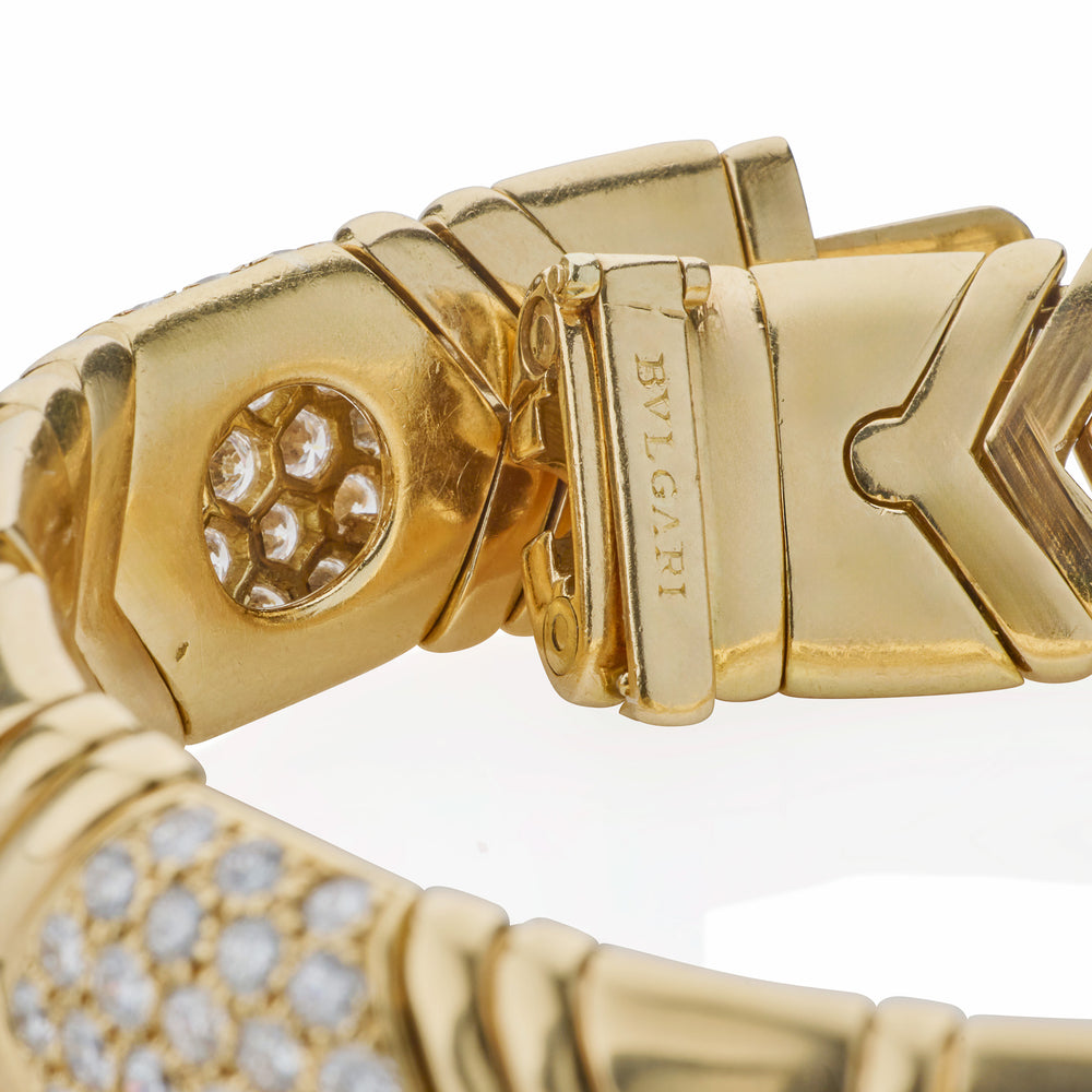 
                      
                        Macklowe Gallery Bulgari 18K Gold and Diamond "Parentesi" Bracelet
                      
                    