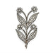 Macklowe Gallery Antique Diamond Flower Brooch