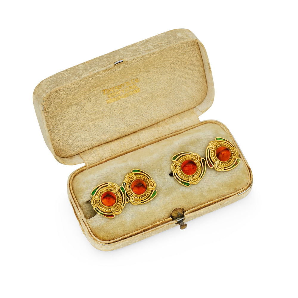 
                      
                        Macklowe Gallery Louis Comfort Tiffany for Tiffany & Co. Cuff Links
                      
                    