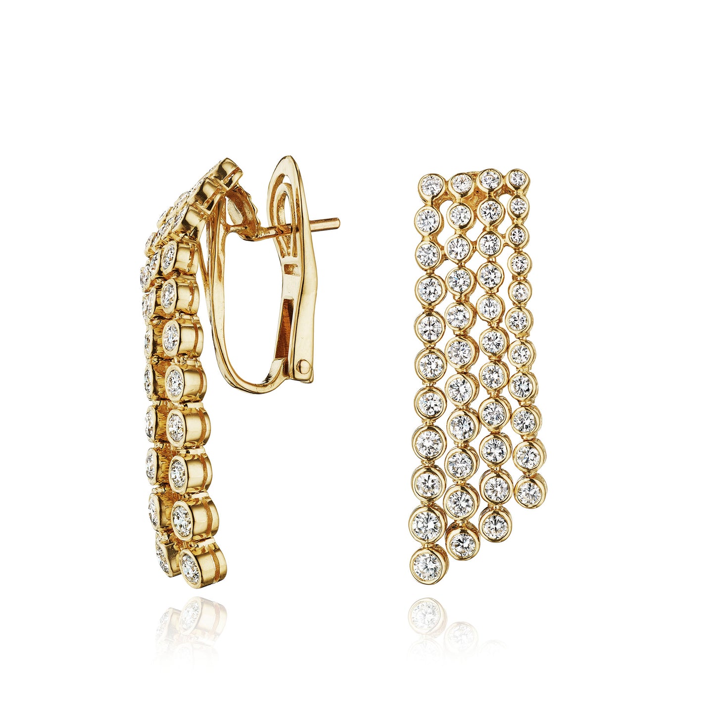 Macklowe Gallery Van Cleef & Arpels Cascade Diamond Earrings