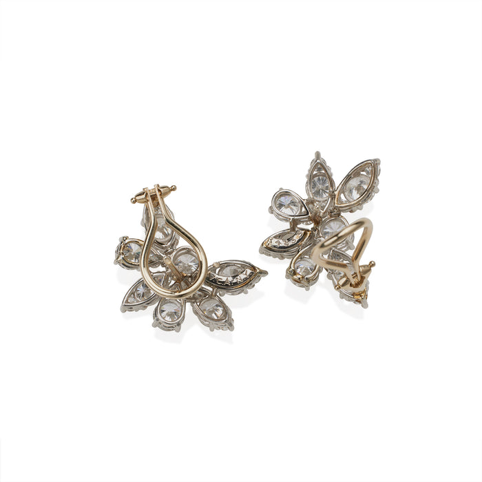 Macklowe Gallery Van Cleef & Arpels 1960s Diamond Ciip Earrings