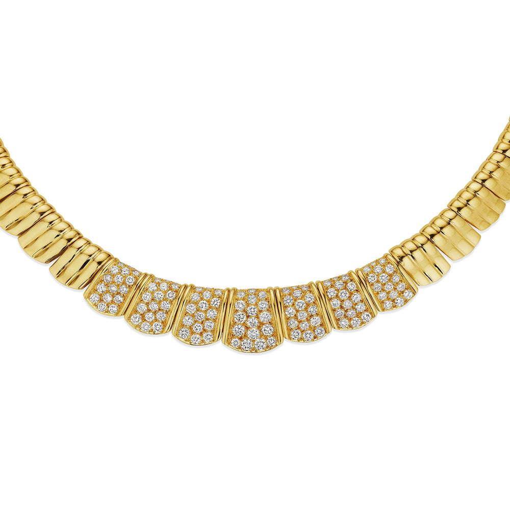 Macklowe Gallery Van Cleef & Arpels Paris 18K Gold and Diamond Necklace