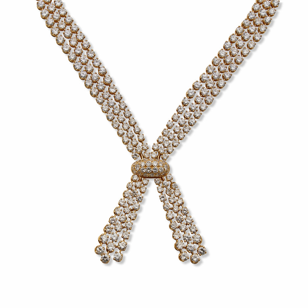 
                      
                        Macklowe Gallery Cartier Paris Diamond Tassel Necklace
                      
                    