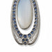 Macklowe Gallery Louis Tiffany Moonstone and Sapphire Pendant Necklace, Tiffany & Co.