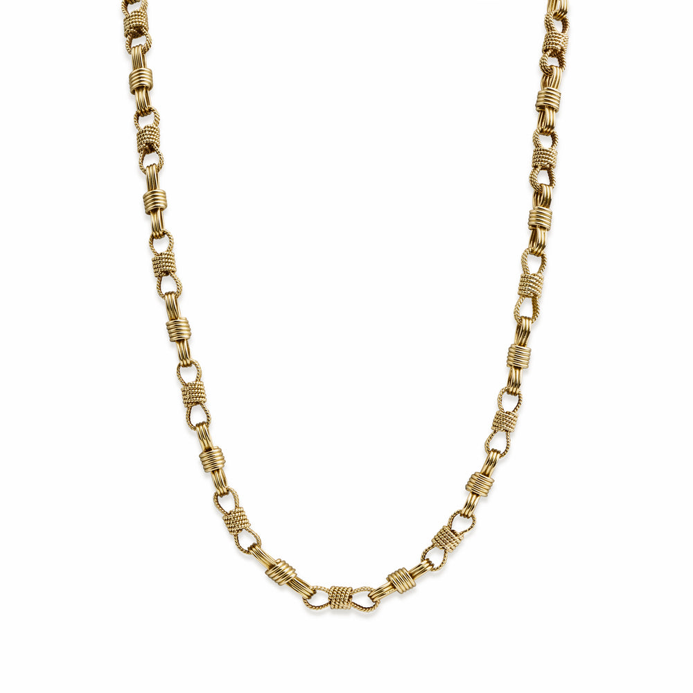 
                      
                        Macklowe Gallery Bulgari Rome 18K Gold Long Chain Necklace
                      
                    