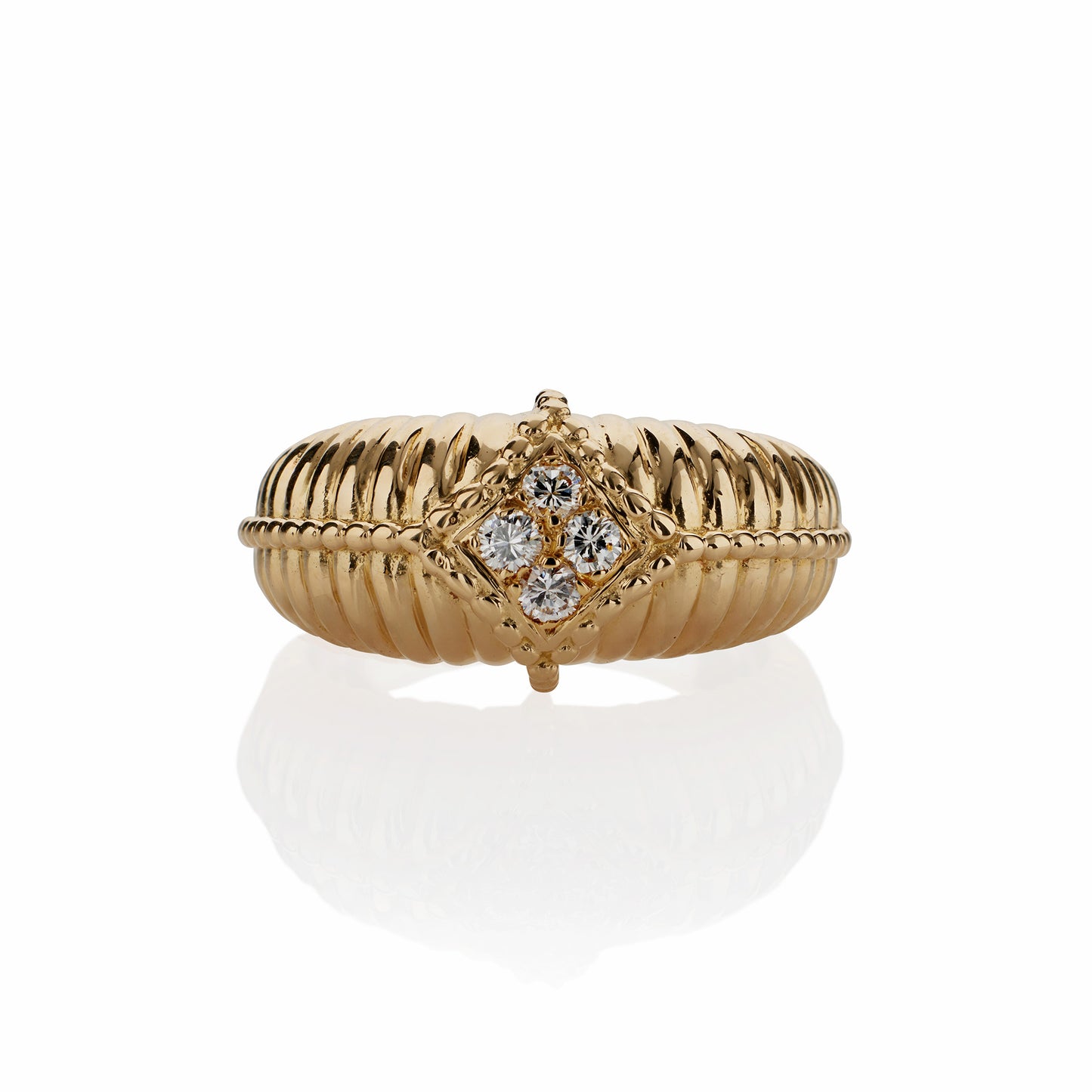 Macklowe Gallery Van Cleef & Arpels 18K Gold and Diamond Ring