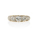 Macklowe Gallery Antique 18K Gold and Diamond Five Stone Ring