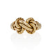 Macklowe Gallery Antique English 18K Gold Braided "Keeper" Ring