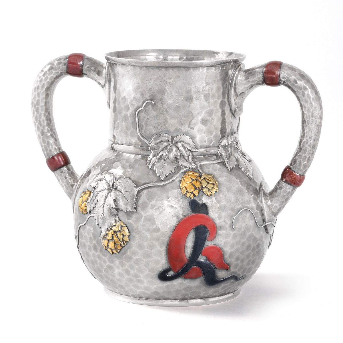 Macklowe Gallery Tiffany & Co. and Edward C. Moore "Hops" Silver Loving Cup
