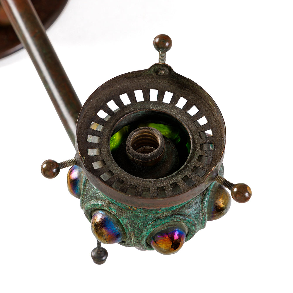 
                      
                        Macklowe Gallery Tiffany Studios New York "Jeweled Tulip Ball" Desk Lamp
                      
                    