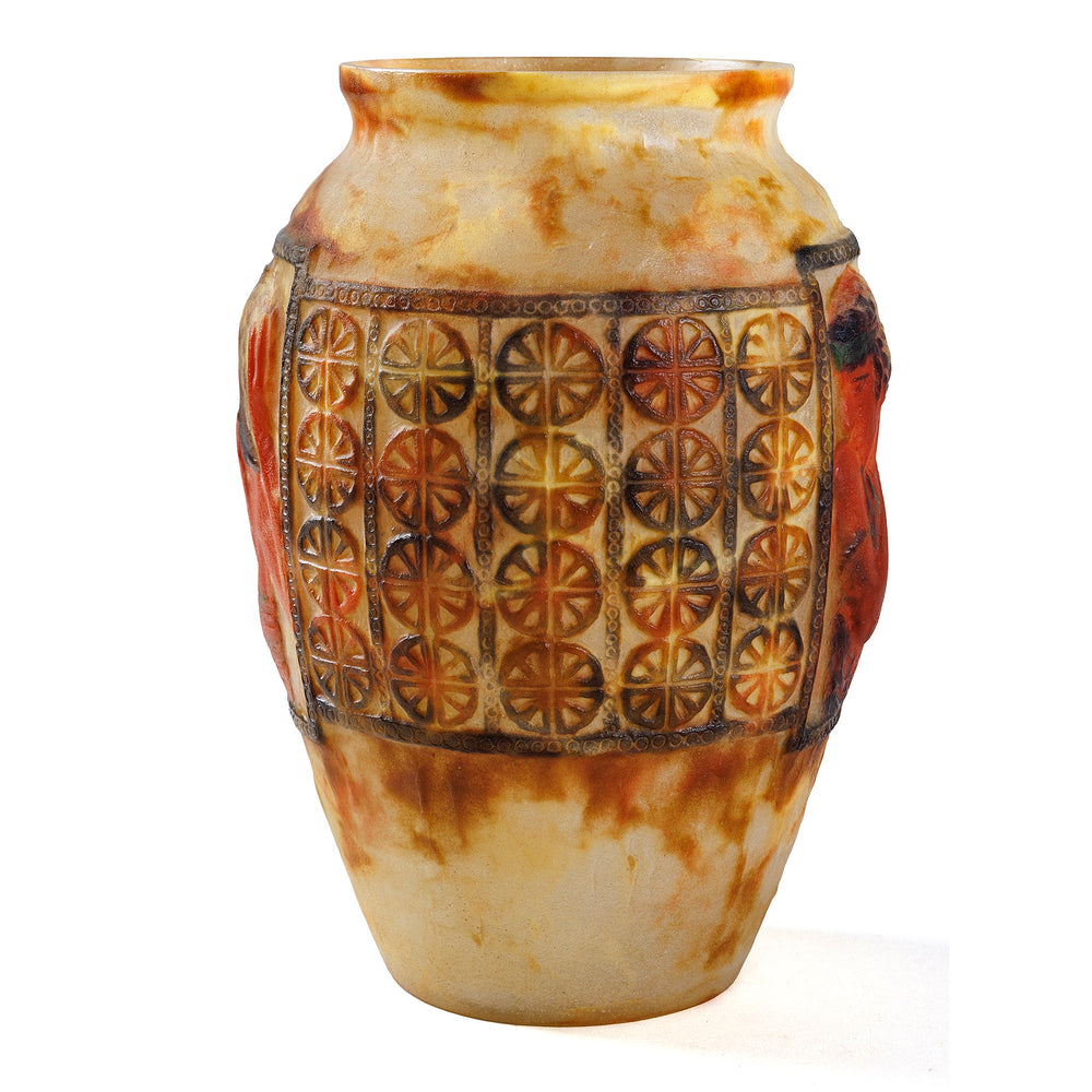 
                      
                        Macklowe Gallery Gabriel Argy-Rousseau "Libations" Pâte de Verre Glass Vase
                      
                    