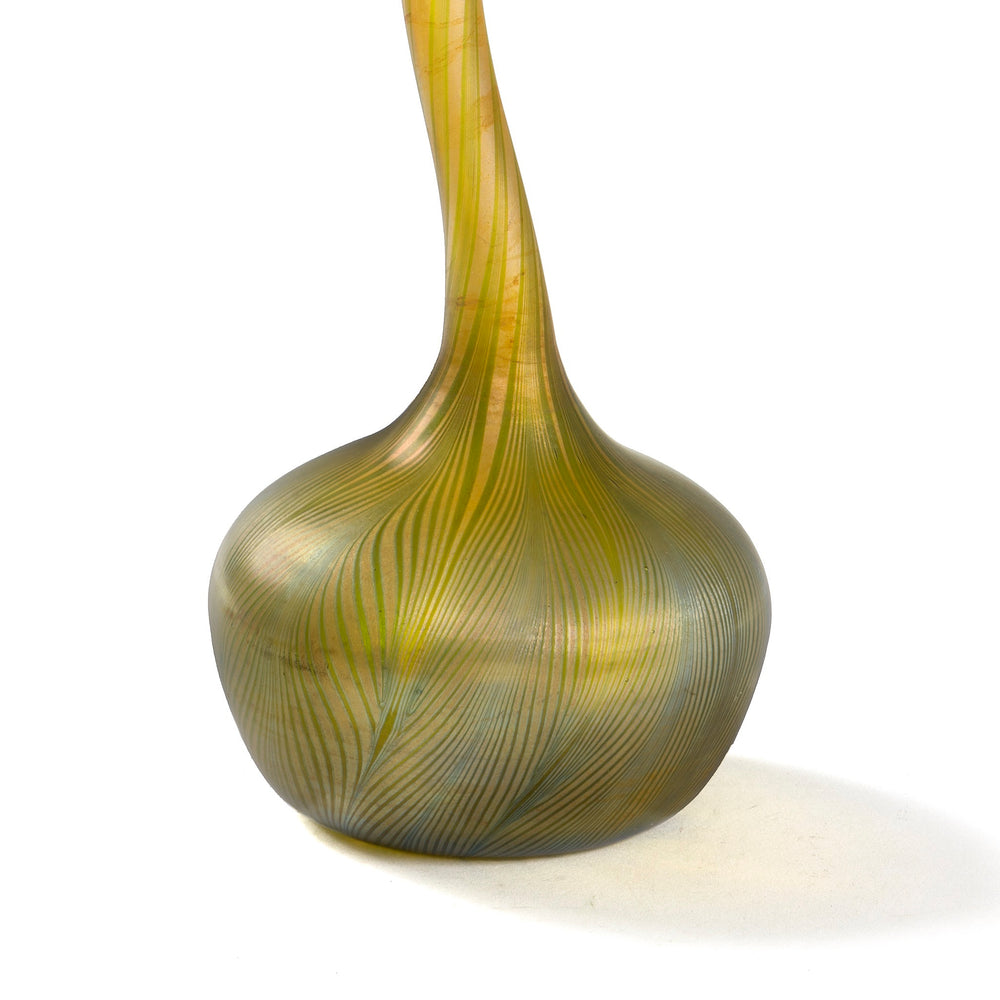 
                      
                        Macklowe Gallery Tiffany Studios New York "Gooseneck" Favrile Glass Vase
                      
                    