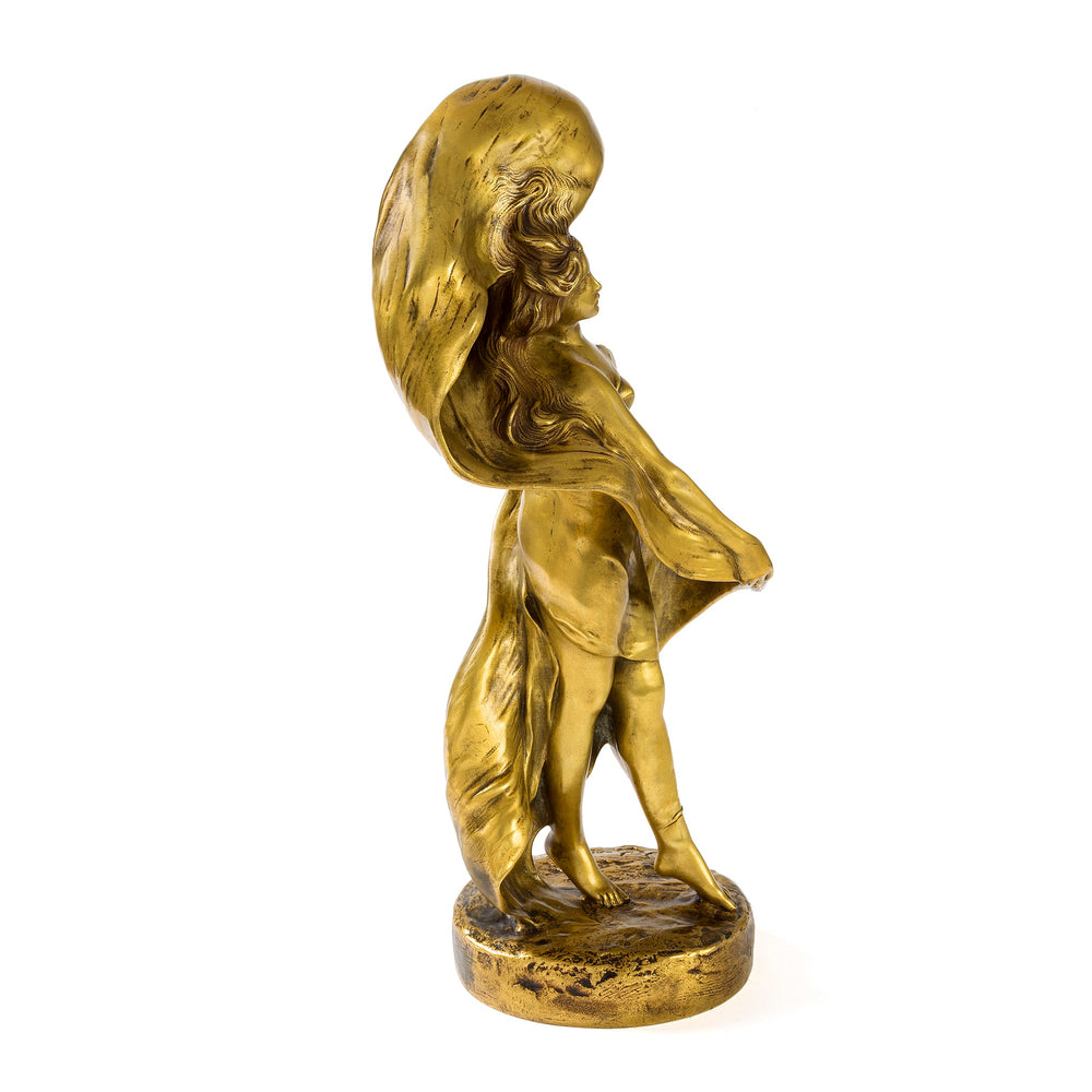 
                      
                        Macklowe Gallery Henri Levasseur "Loie Fuller" Gilt Bronze Sculpture
                      
                    