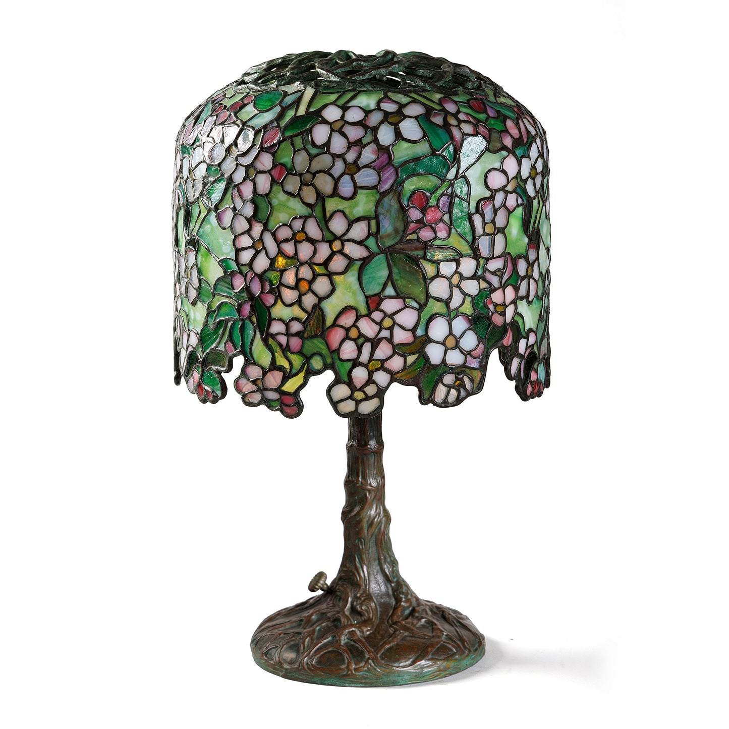 Macklowe Gallery Tiffany Studios New York Pony "Apple Blossom" Table Lamp