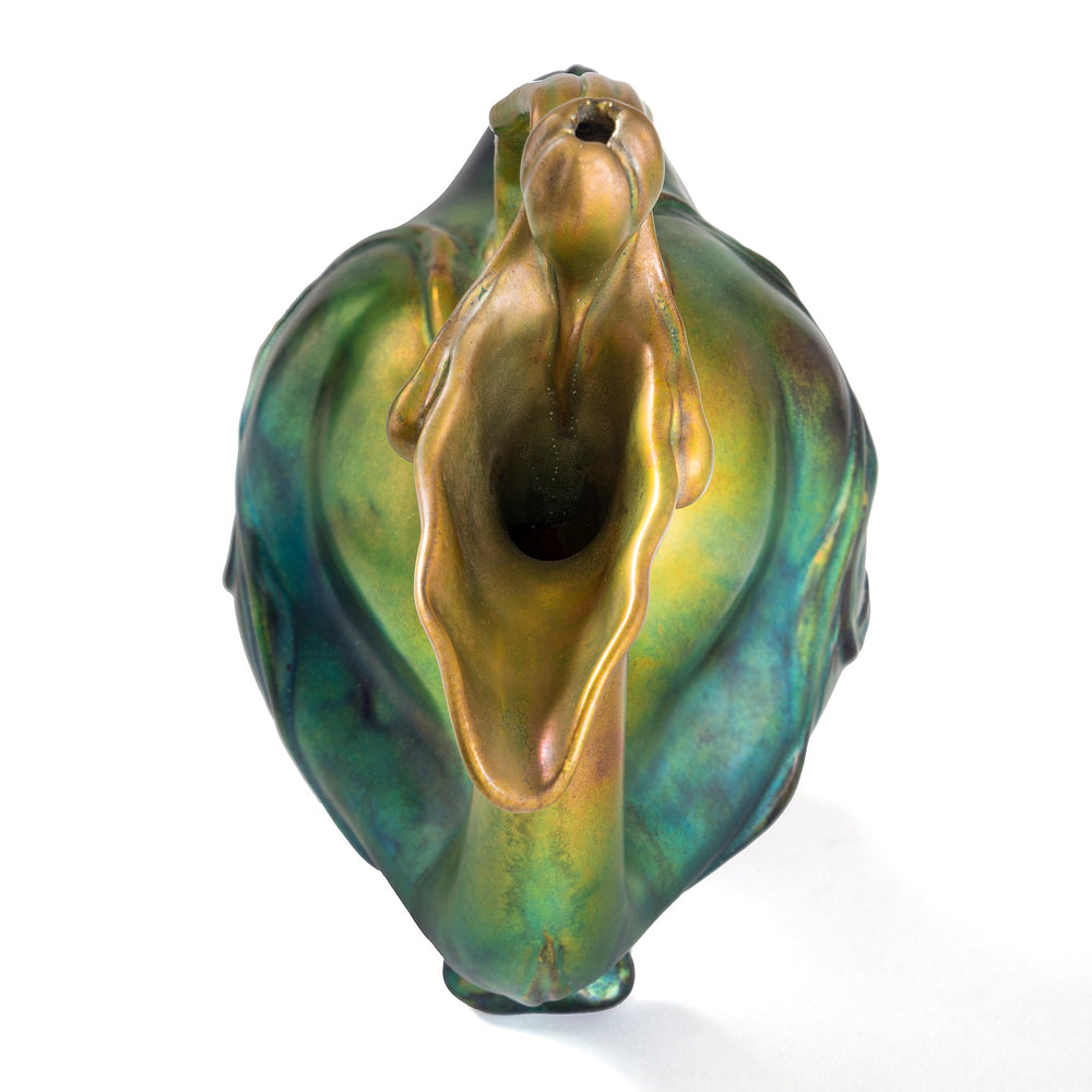 
                      
                        Macklowe Gallery Zsolnay "Goose and Tulip" Glazed Ceramic Ewer
                      
                    