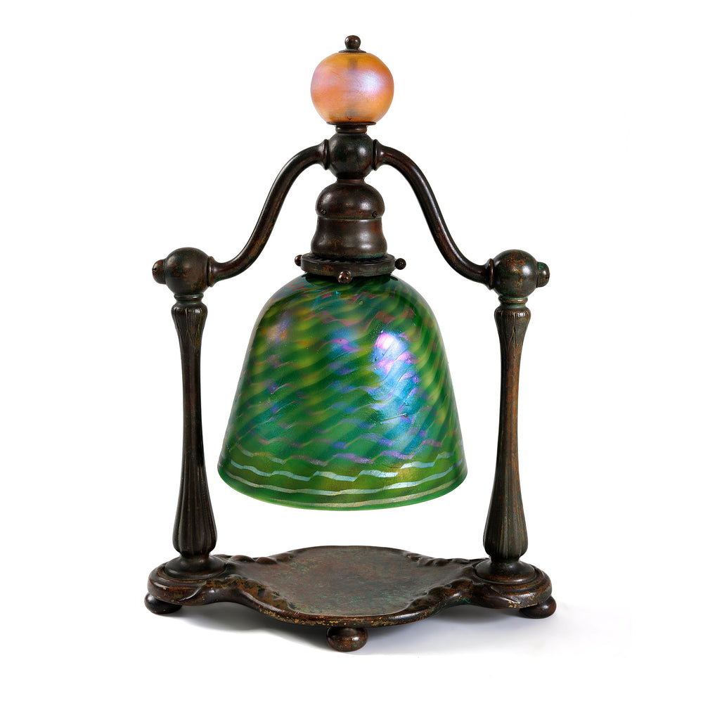 Macklowe Gallery Tiffany Studios New York "Damascene Lighthouse" Desk Lamp