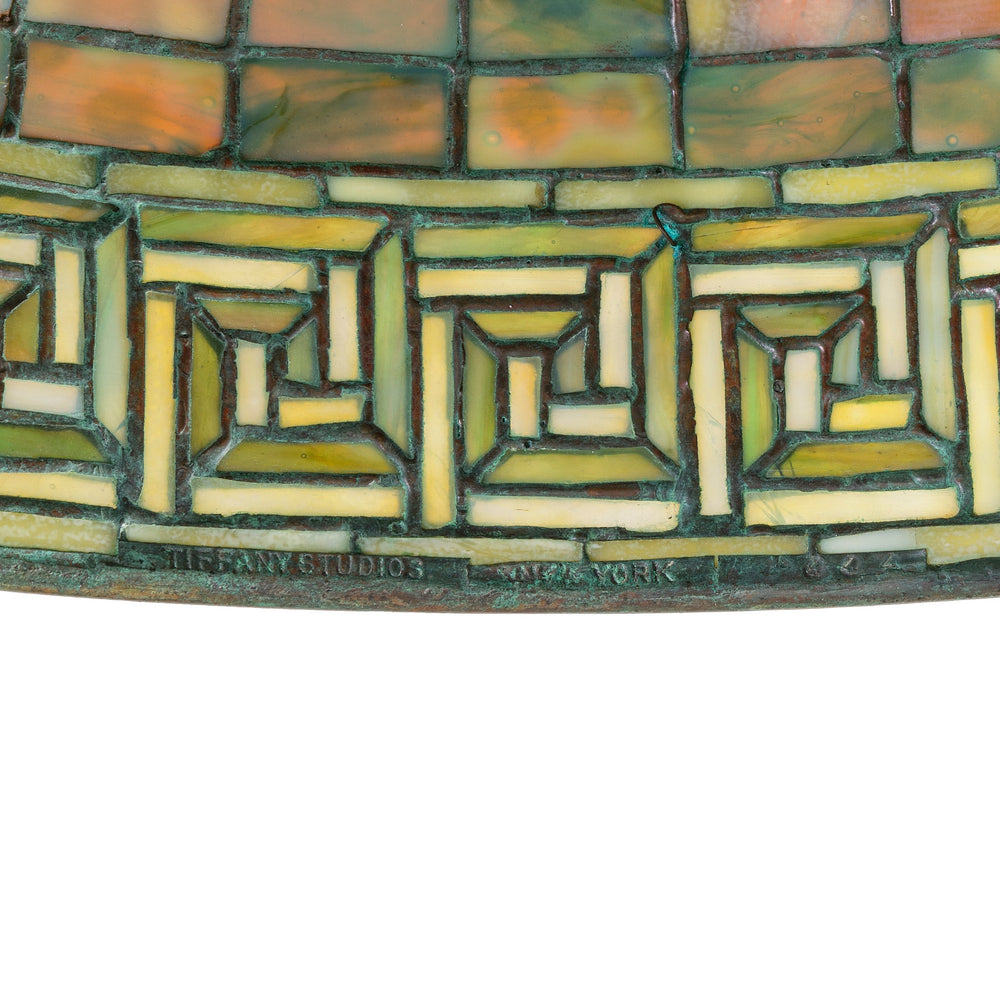 
                      
                        Macklowe Gallery Tiffany Studios New York "Greek Key" Table Lamp
                      
                    