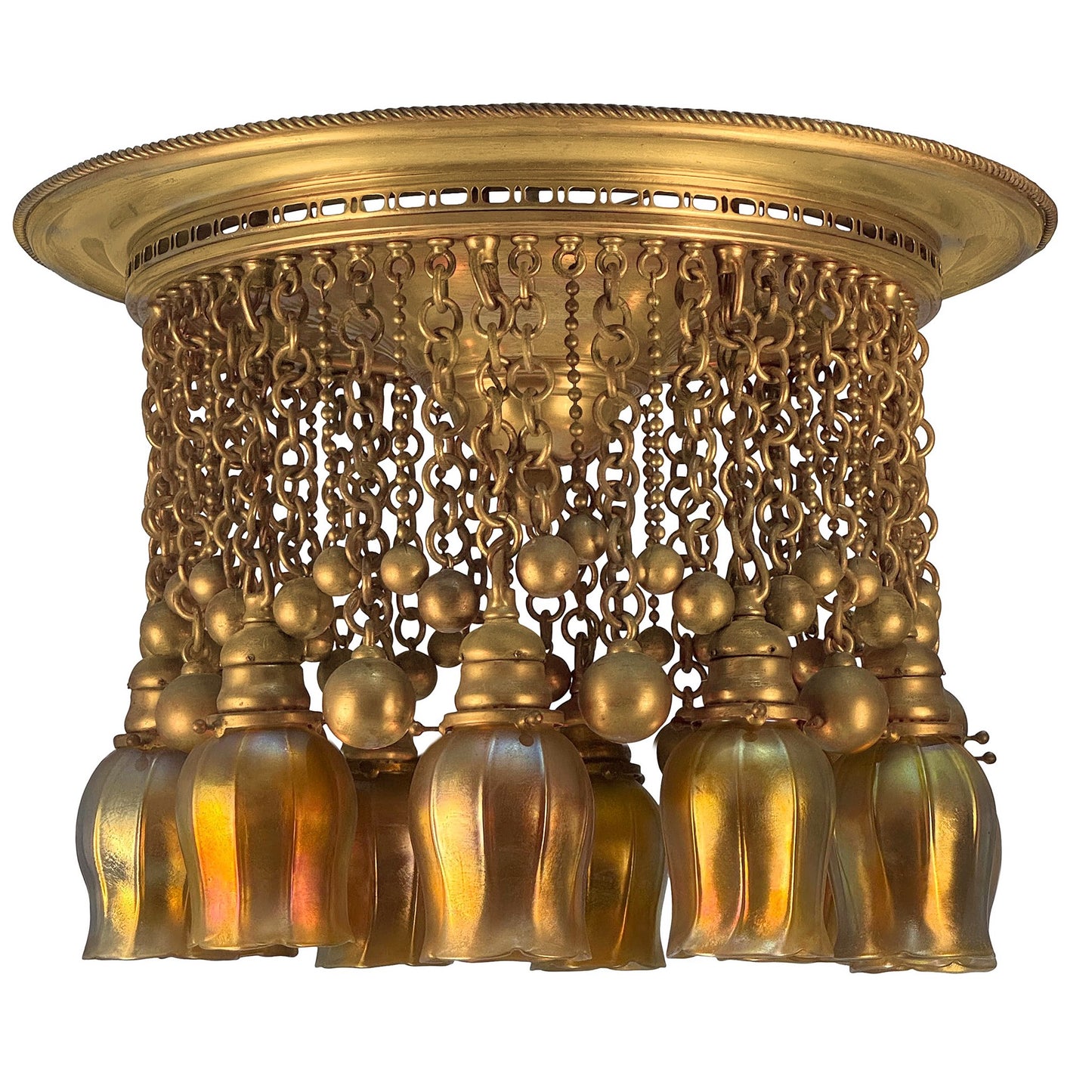 Macklowe Gallery Tiffany Studios New York "Moorish" Chandelier