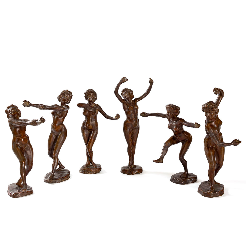 Macklowe Gallery Rupert Carabin Set of Six Castanet Dancers