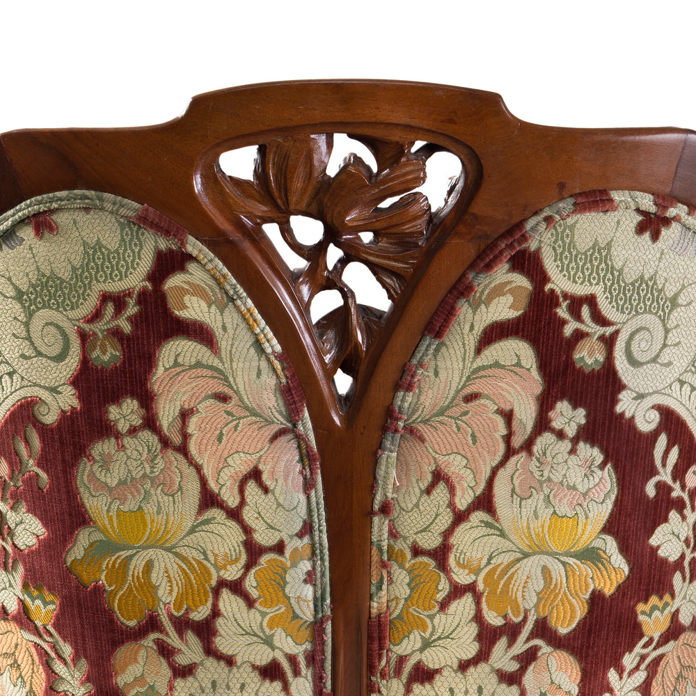 
                      
                        Macklowe Gallery Louis Majorelle "Les Pins" Carved Mahogany Armchair
                      
                    