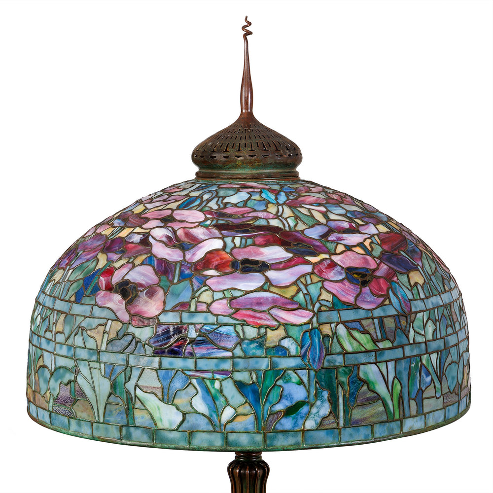 
                      
                        Macklowe Gallery Tiffany Studios New York "Oriental Poppy" Leaded Glass and Bronze Floor Lamp
                      
                    