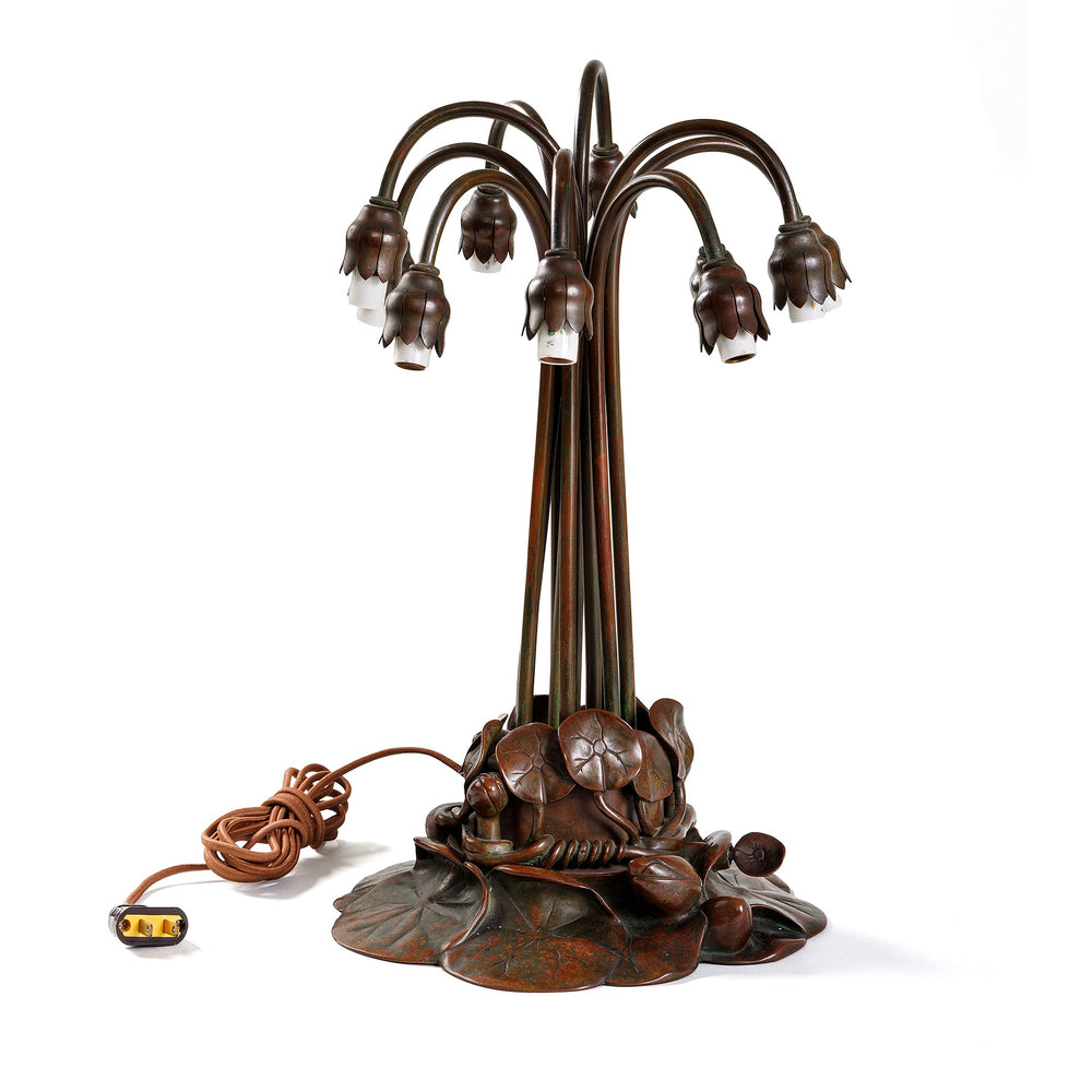
                      
                        Macklowe Gallery Tiffany Studios New York "Ten Light Lily" Table Lamp
                      
                    