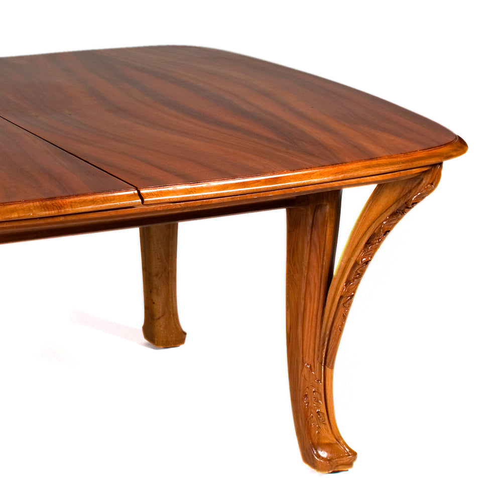 
                      
                        Macklowe Gallery Louis Majorelle "Chicorée" Walnut and Oak Dining Suite
                      
                    