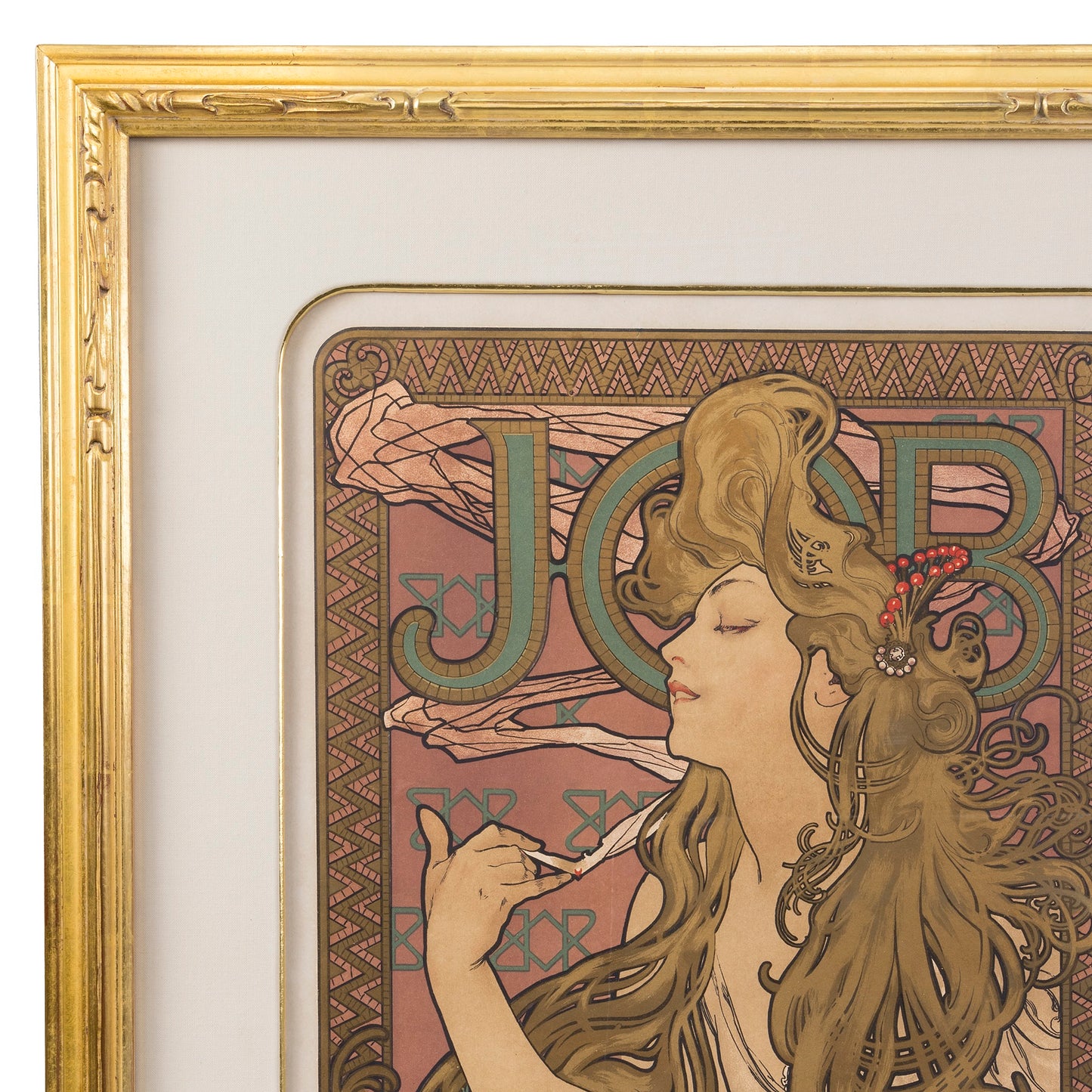 Macklowe Gallery Alphonse Mucha "Job" Lithograph