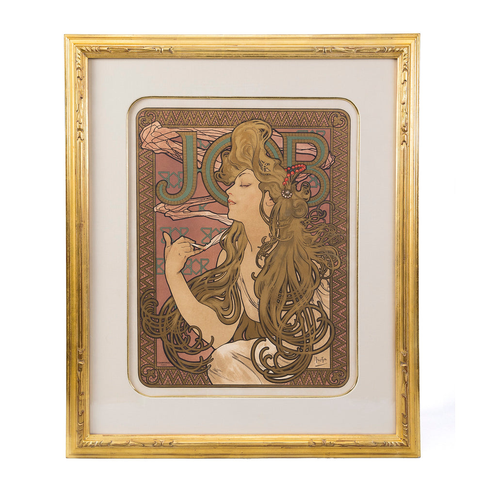 Macklowe Gallery Alphonse Mucha "Job" Lithograph