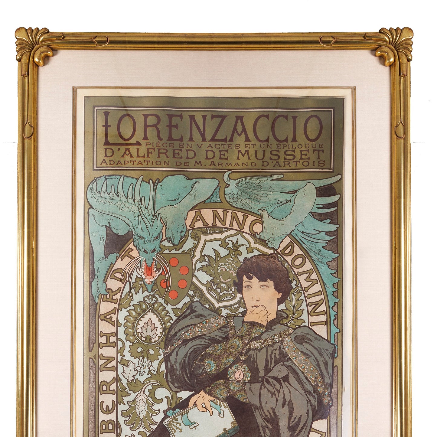 Macklowe Gallery Alphonse Mucha "Lorenzaccio" Lithograph