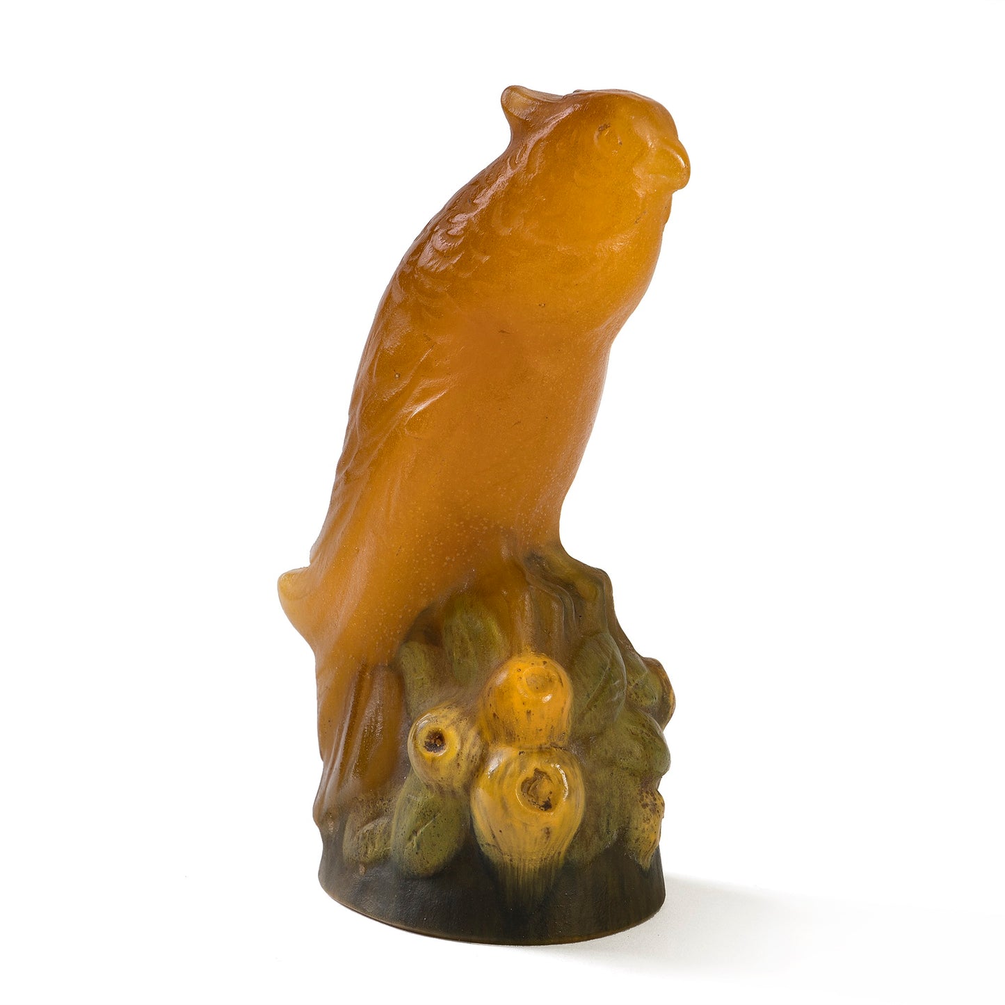 Macklowe Gallery Amalric Walter “Parrot” Pâte de verre Paperweight