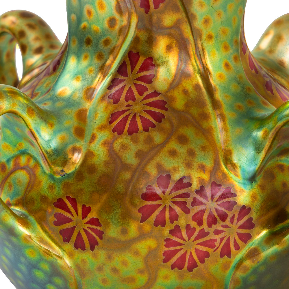 
                      
                        Macklowe Gallery Zsolnay "Japanese Cosmos" Glazed Ceramic Vase
                      
                    
