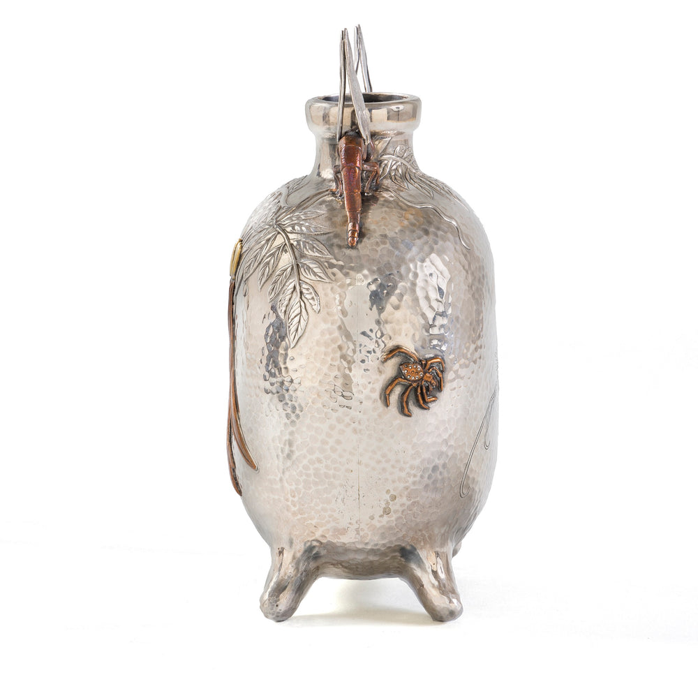 
                      
                        Macklowe Gallery Tiffany & Co. and Edward Chandler Moore "Dragonfly" Silver Vase
                      
                    