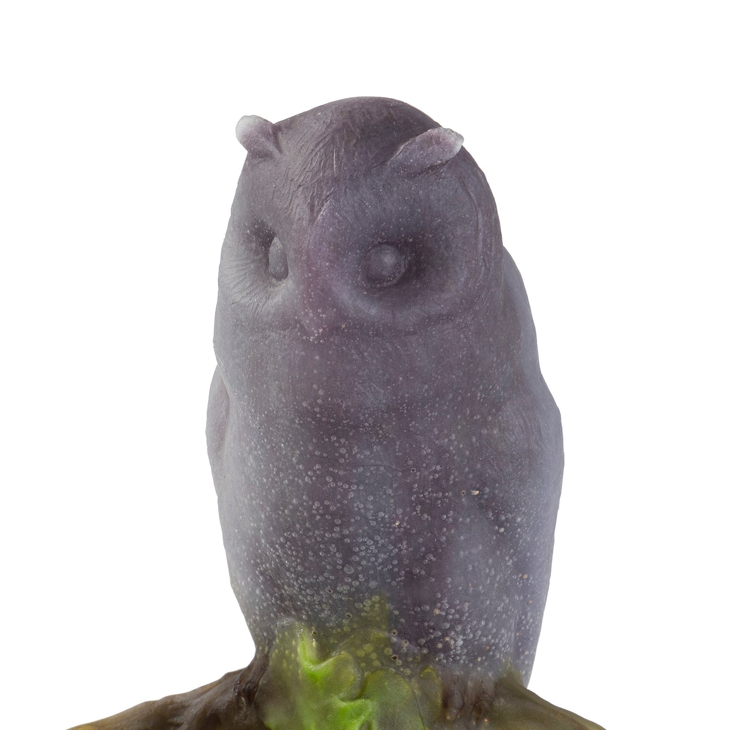 Macklowe Gallery Amalric Walter Pâte-de-verre "Owl" Vide poche