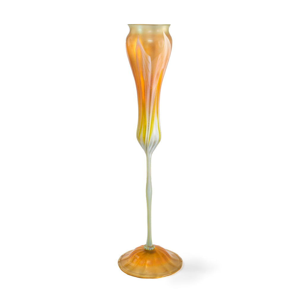 Macklowe Gallery A Favrile flowerform vase by Tiffany Studios New York.