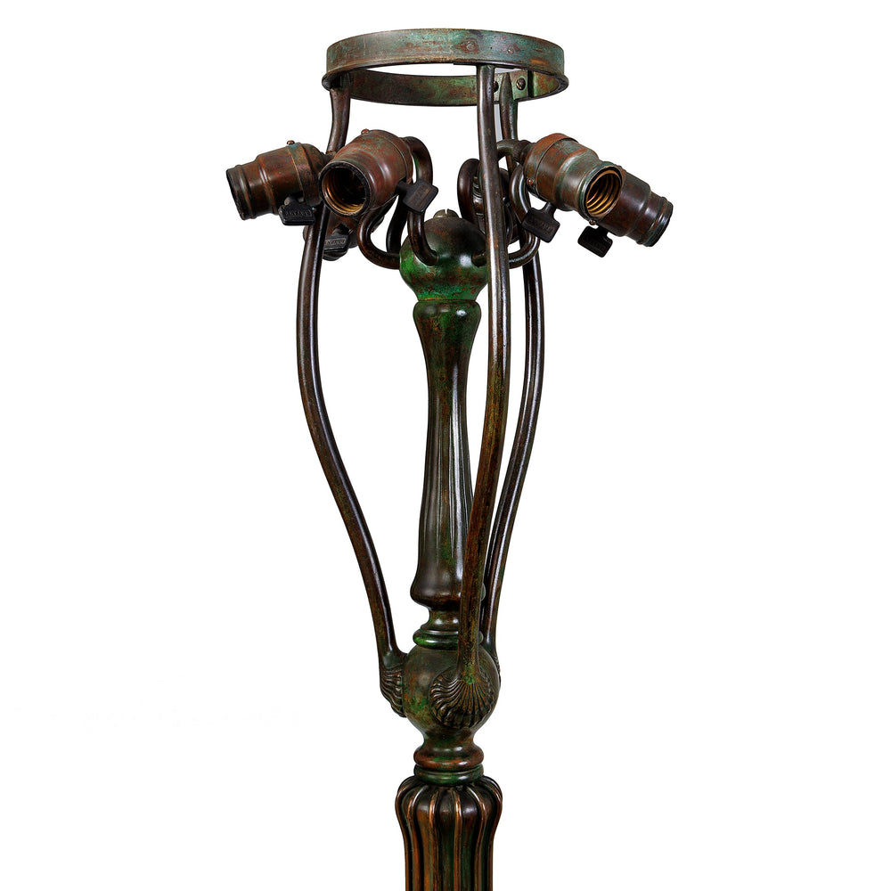 
                      
                        Macklowe Gallery Tiffany Studios New York "Oriental Poppy" Leaded Glass and Bronze Floor Lamp
                      
                    