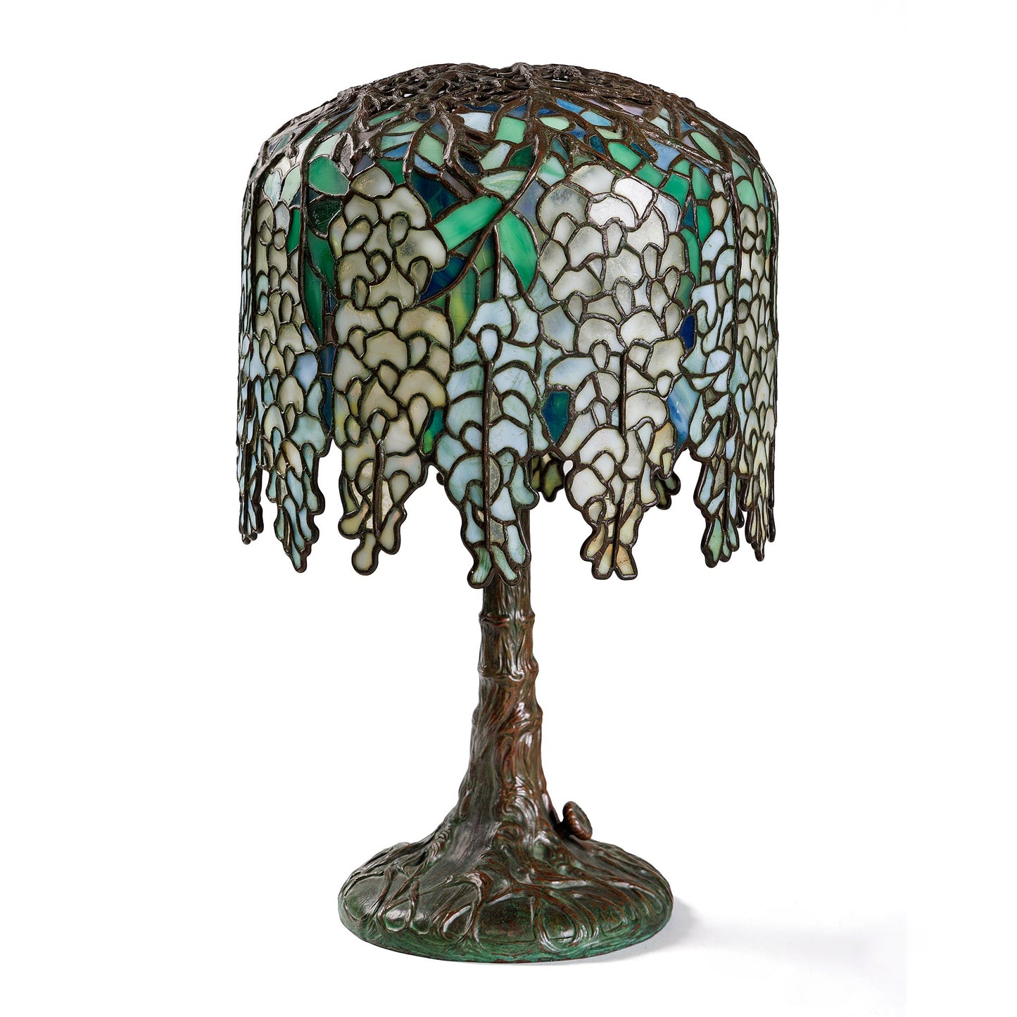 Macklowe Gallery Tiffany Studios New York “Pony Wisteria" Table Lamp