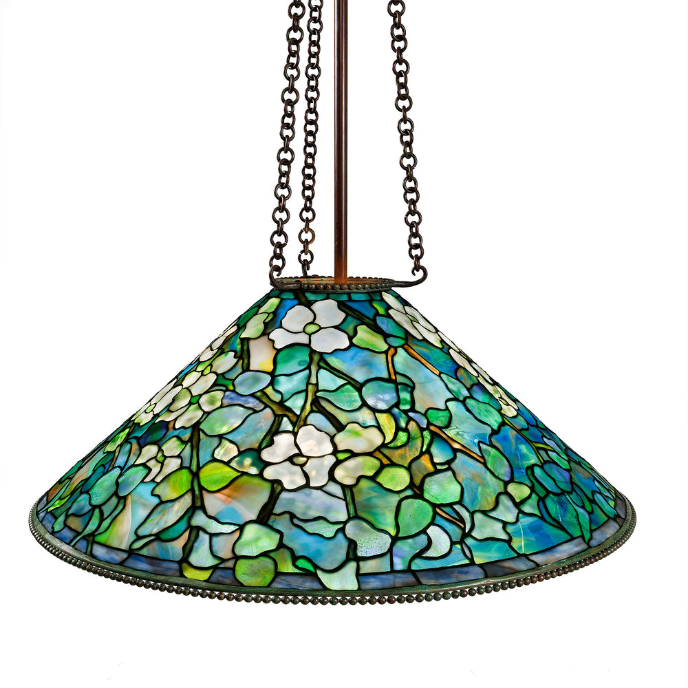 
                      
                        Macklowe Gallery Tiffany Studios New York "Dogwood" Chandelier
                      
                    