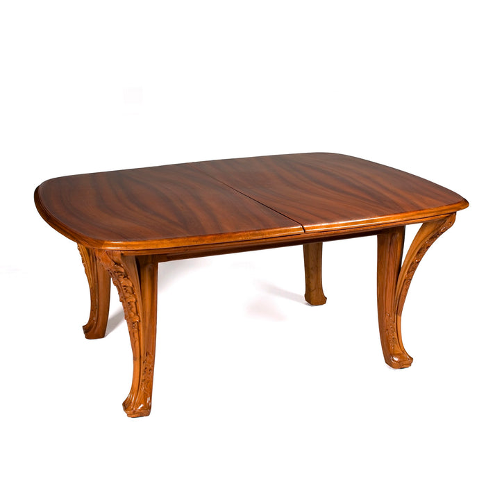 Macklowe Gallery Louis Majorelle "Chicorée" Walnut and Oak Dining Suite