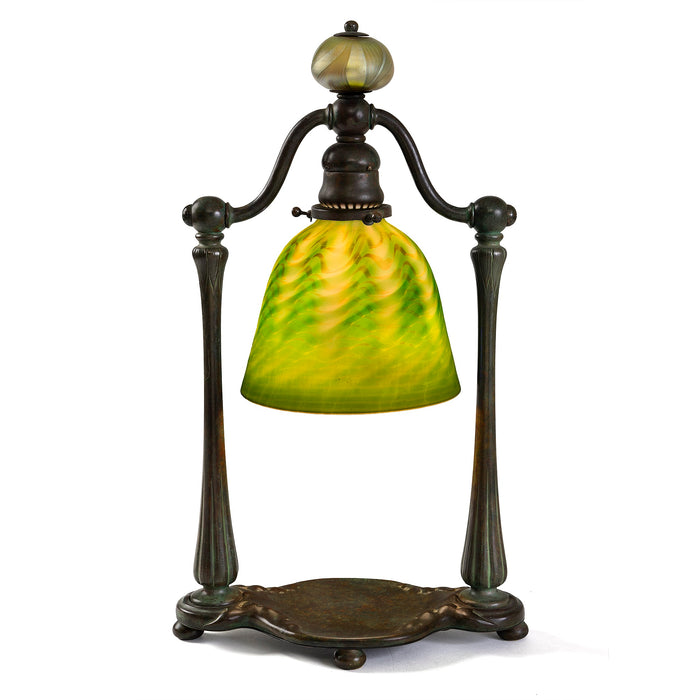 Macklowe Gallery Tiffany Studios New York "Damascene Lighthouse" Desk Lamp