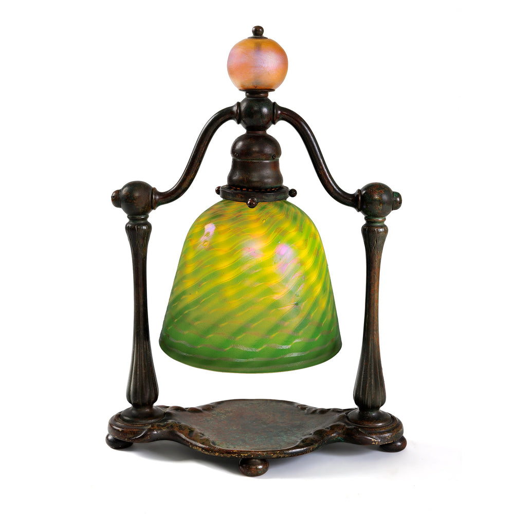 Macklowe Gallery Tiffany Studios New York "Damascene Lighthouse" Desk Lamp