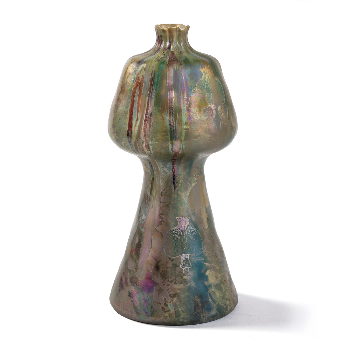 Macklowe Gallery Clément Massier 'Pavot' Vase