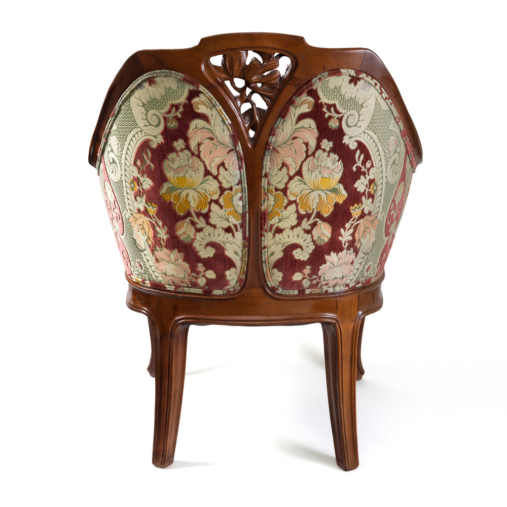 
                      
                        Macklowe Gallery Louis Majorelle "Les Pins" Carved Mahogany Armchair
                      
                    